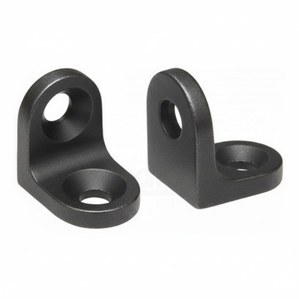 CANTONEIRA DOIS FUROS MACIÇA PRETA 100 UNIDADES