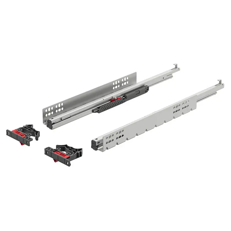 CORREDIÇA INVISÍVEL  350MM C/AMORTECEDOR EXTRAÇÃO TOTAL 3D - JOMARCA