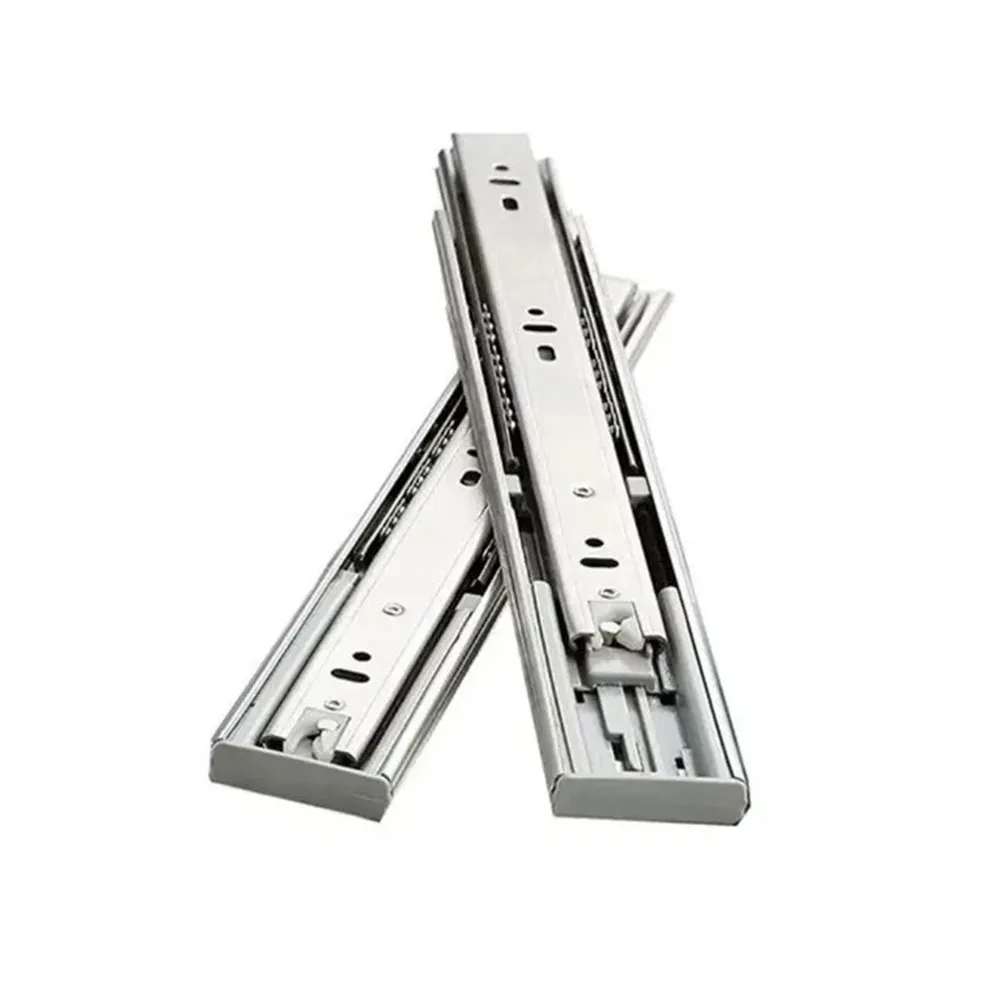 CORREDIÇA TELESCÓPICA H45 350MM COM AMORTECEDOR – HD FERRAGENS