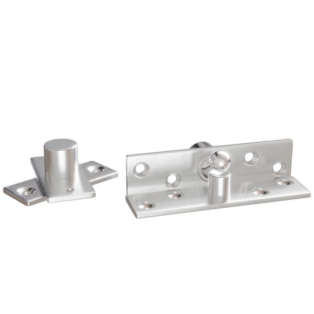 SISTEMA PORTA PIVOTANTE INOX - PORTA 80KG