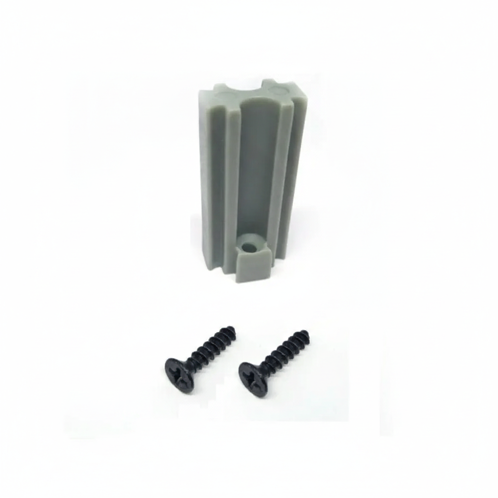 CONECTOR RETO - PARAF ZINC PRETO – 12 UNIDADES - PERFIL LINK - ROMETAL