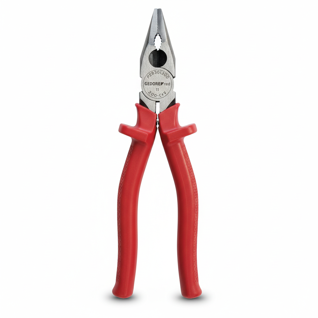 ALICATE UNIVERSAL ISOLADO 8" 750V PROFISSIONAL (GEDORE) - TAMBASA